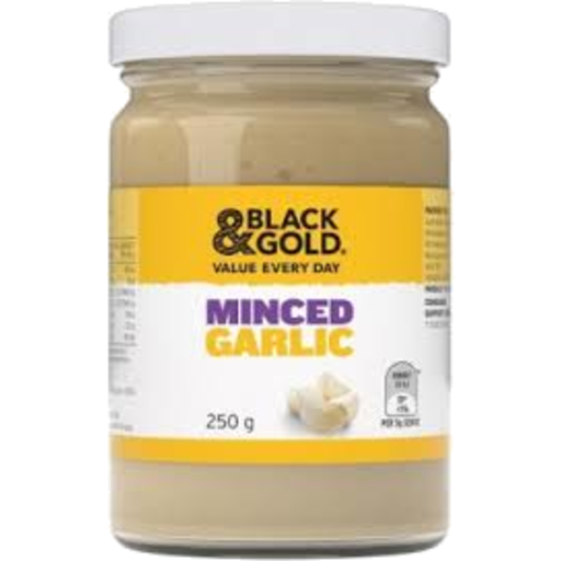 Black & Gold Garlic Minced 250g