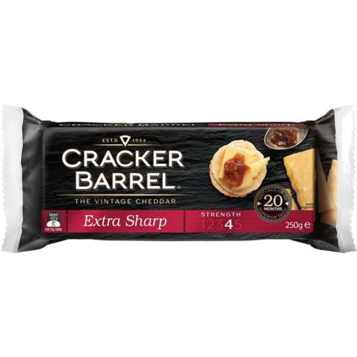 Cracker Barrel Cheese Extra Sharp Vintage 250g