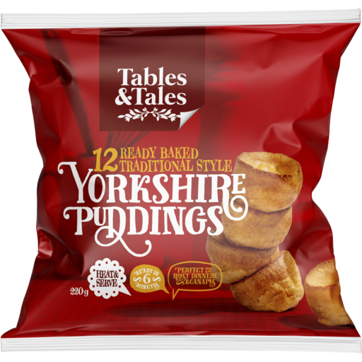Tables & Tales Yorkshire Puddings - Yorkies 12pk