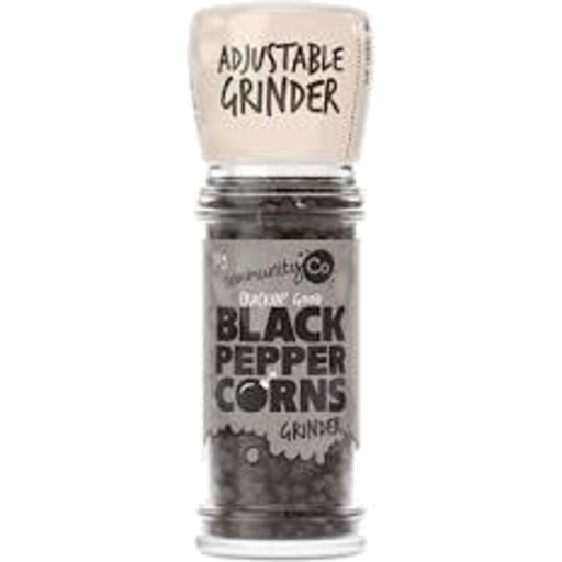 Community Co Black Peppercorn Grinder 50g