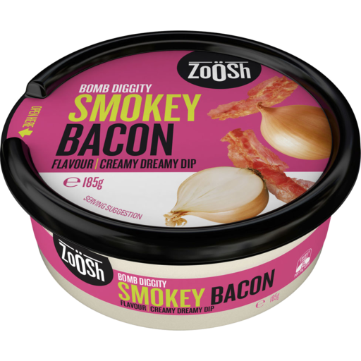 Zoosh Smokey Bacon Dip 185g