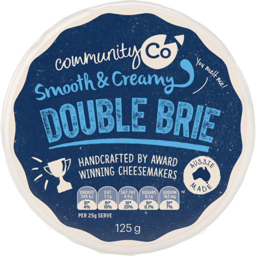 Community Co Double Brie Cheese 125g