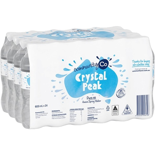 Community Co Spring Water Mini 350ml 24pk