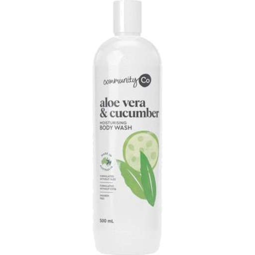 Community Co Body Wash Aloe Vera & Cucumber 500ml