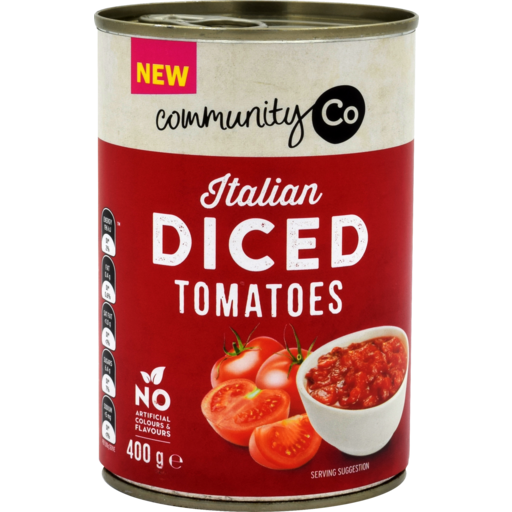 Community Co Diced Tomato 400g