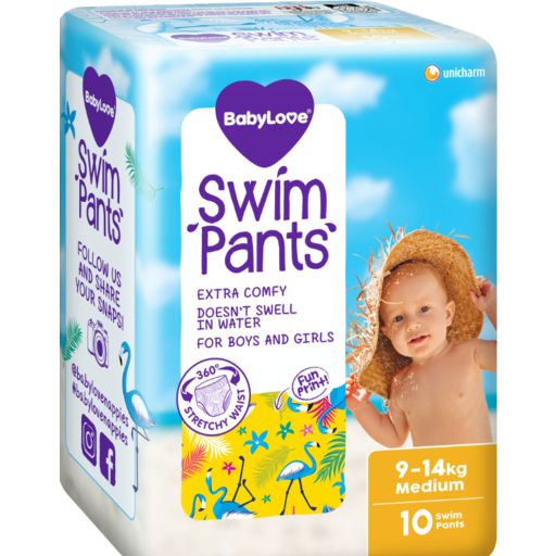 Babylove Swim Pants Medium 10pk