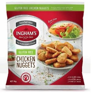 Ingham's Gluten Free Chicken Nuggets 1kg