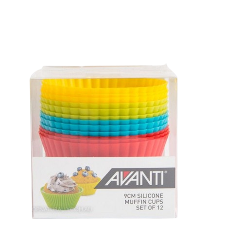 Avanti Silicone Muffin Cups 9cm 12pk