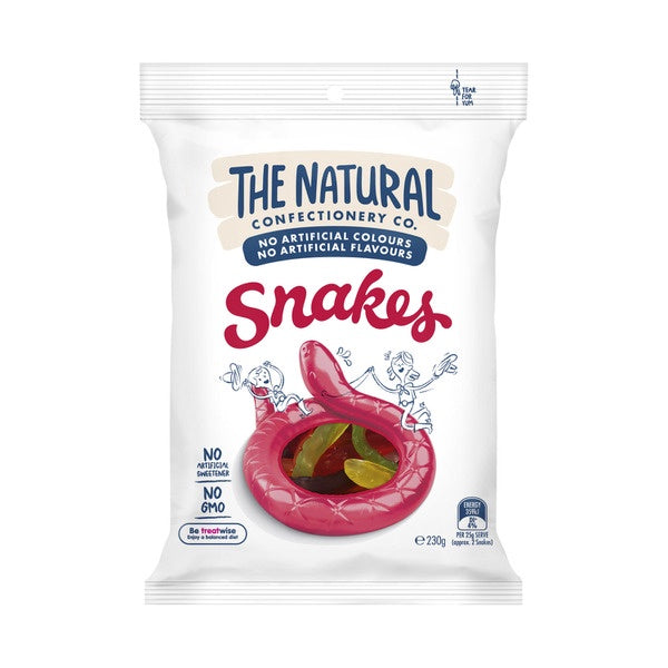 Natural Confectionery Co. Snakes 230g