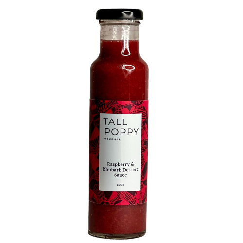 Raspberry & Rhubarb Dessert Sauce 250ml