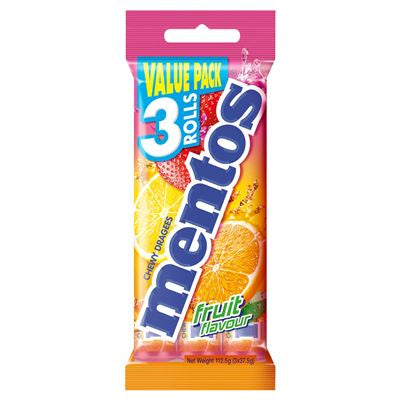 Mentos Fruit Chews 3pk