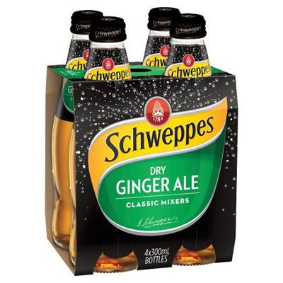 Schweppes Dry Ginger Ale 300ml 4pk
