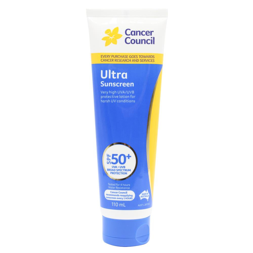Cancer Council Sunscreen Ultra 50+ 110ml